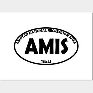 Amistad National Recreation Area oval Posters and Art